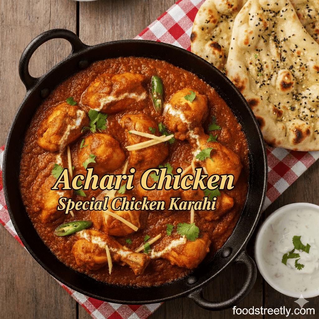 Achari Chicken Karahi Achari Chicken Karhai