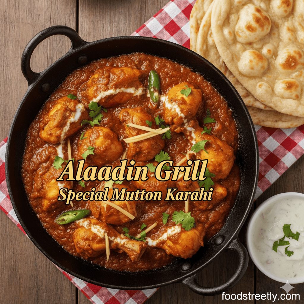 Aladin Grill Special Mutton karhai Aladin Grill Special Mutton karhai