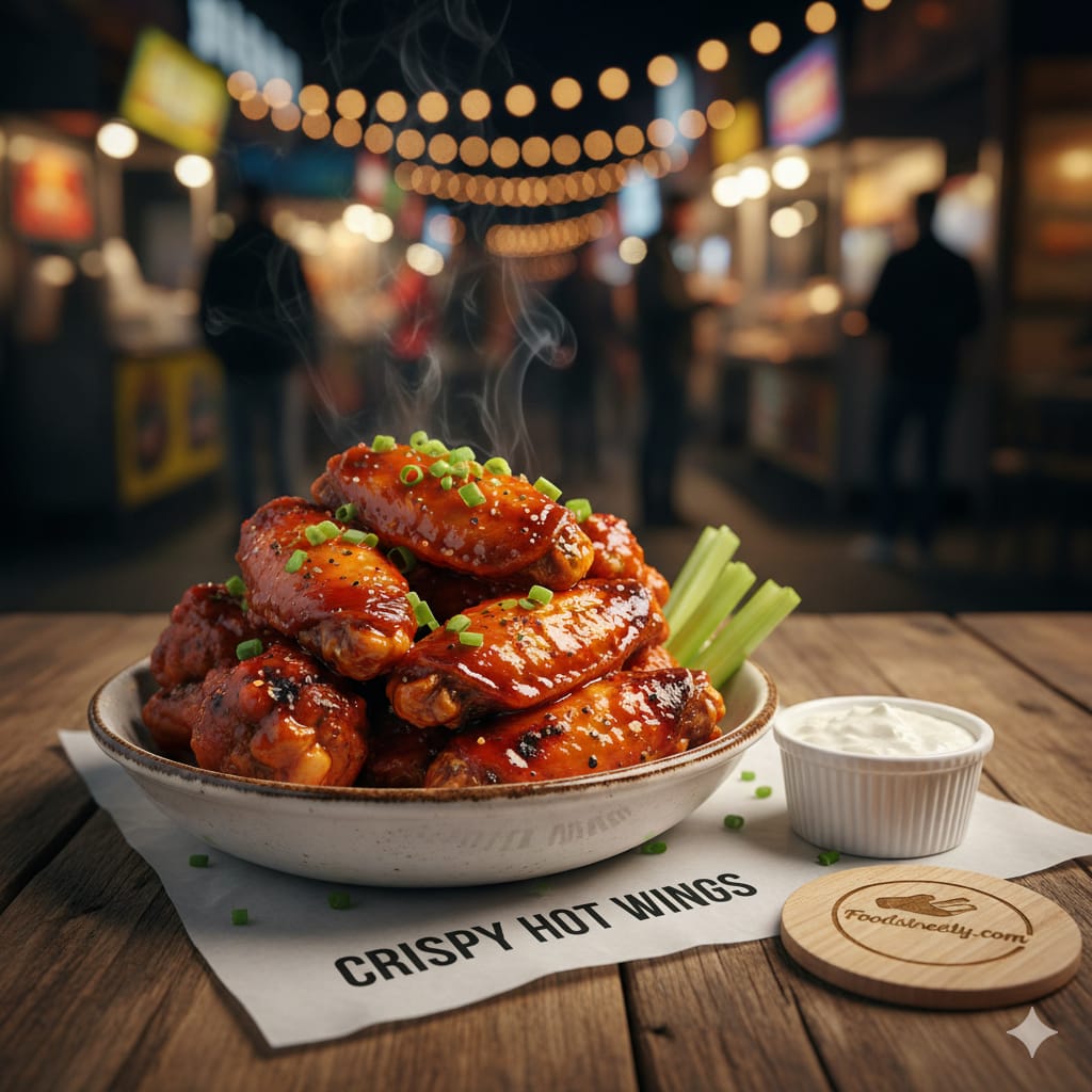 Crispy hot wings Crispy hot wings