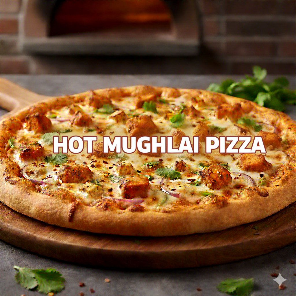 Hot Mughlai Pizza Hot Mughlai Pizza