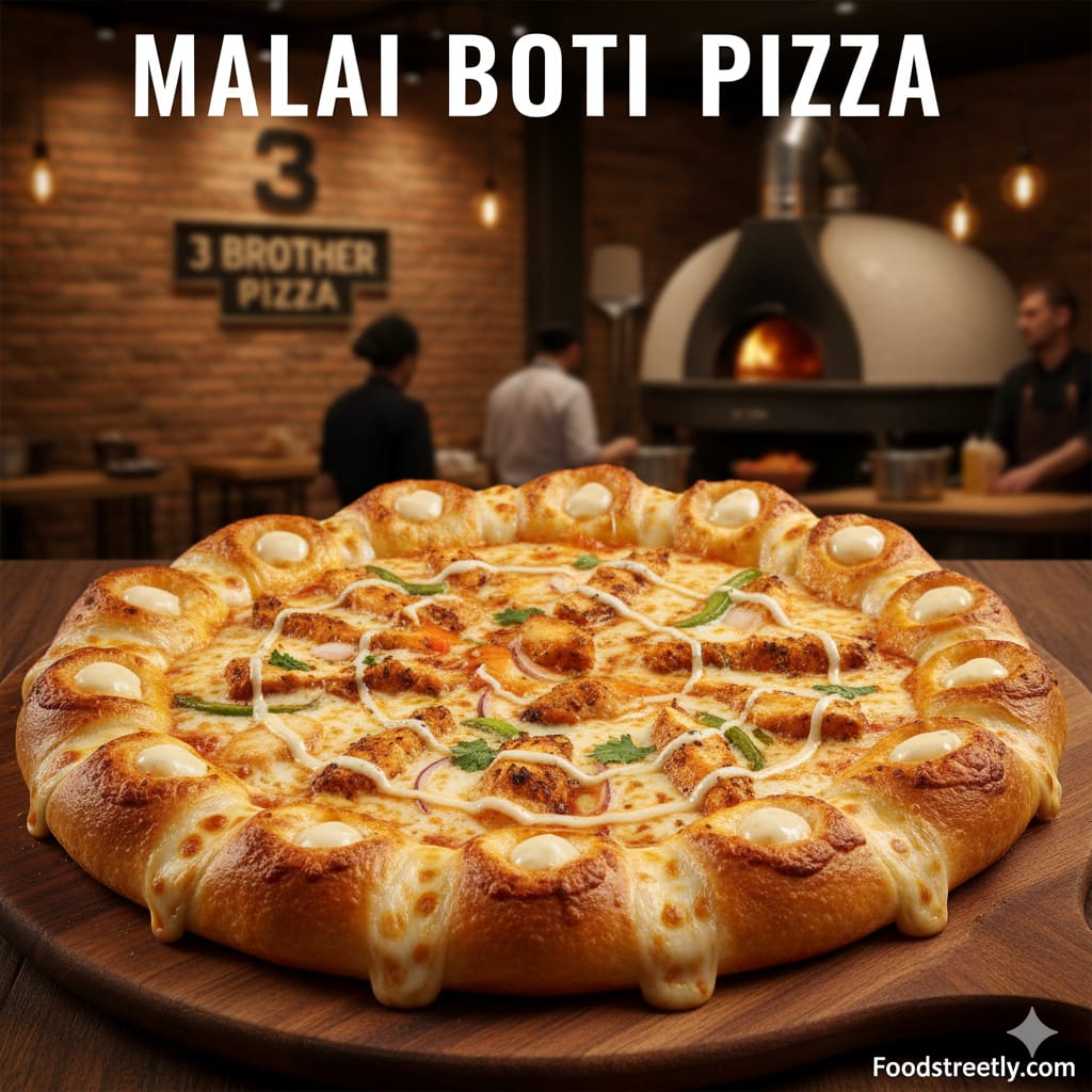 Malai Boti Pizza Malai Boti Pizza