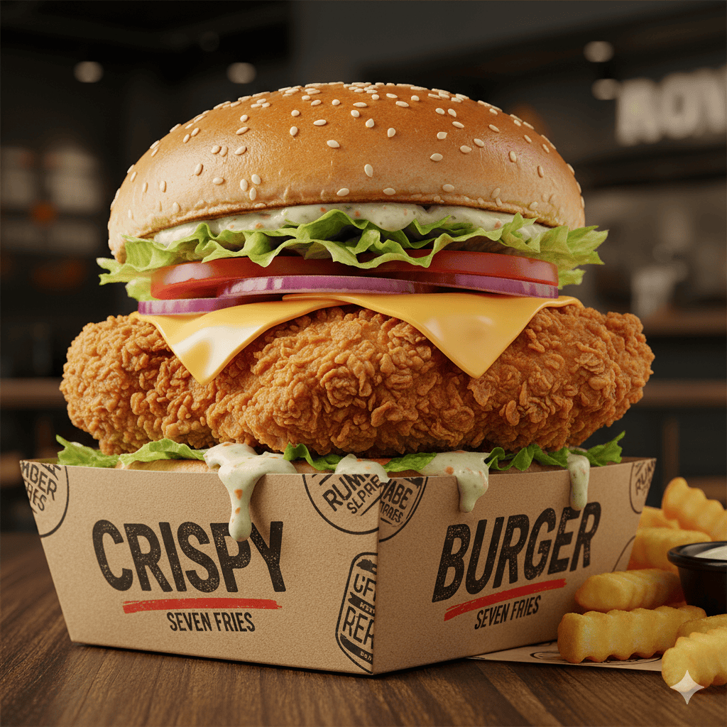 crispy burger crispy burger