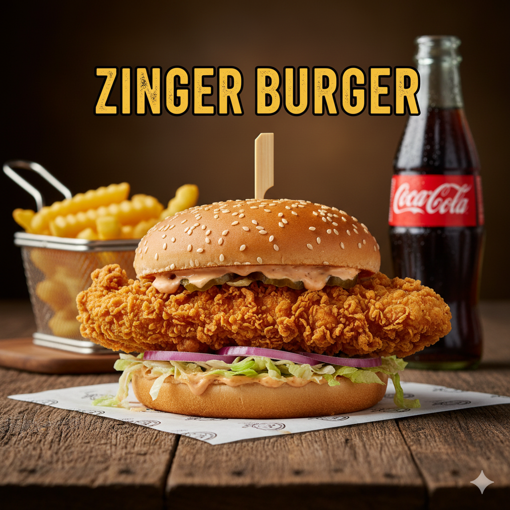 zinger burger zinger burger